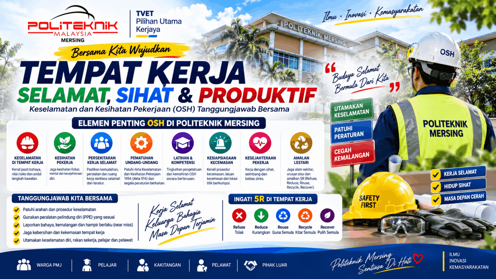 Politeknik Mersing_ OSH untuk Tempat Kerja Selamat